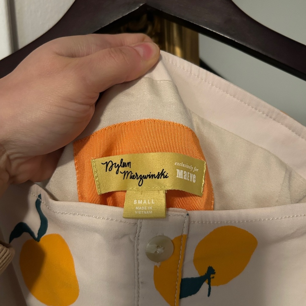 Anthropologie Dress with Orangs - Picture 5 of 8
